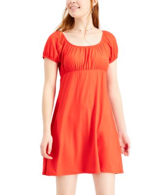 babydoll red dress