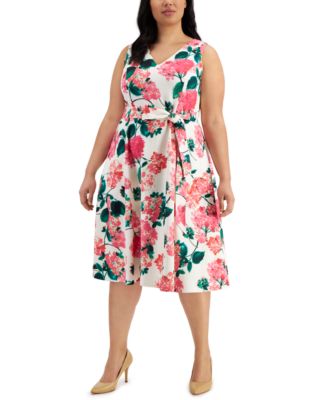 plus size fit and flare dress