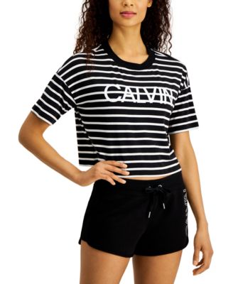 calvin klein striped t shirt