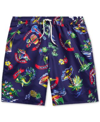 macys polo swim trunks