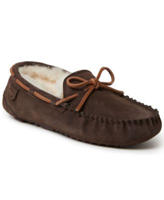 mens dearfoam moccasin slippers