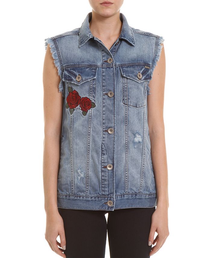 Colcci Embroidered Jeans Vest Reviews Jackets Blazers Women Macy S Colcci shoes first surfaced on chictopia's streetstyle gallery in winter 2012 seen on bologna blogger thegummysweet of thegummysweet.com.