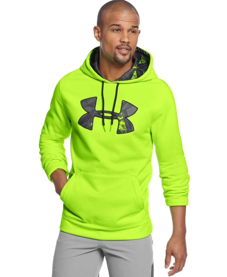 Under Armour Sweatshirt, Fleece Storm Printed Logo Hoodie   Hoodies