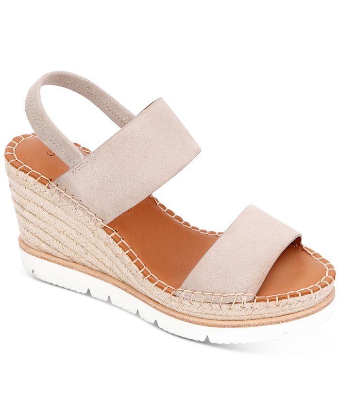 Gentle Souls by Kenneth Cole Elyssa Two-Band Wedge Sandals & Reviews ...
