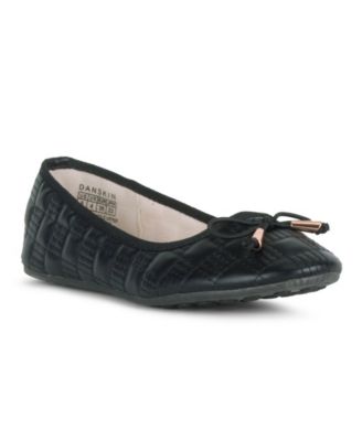 quilted ballet flats