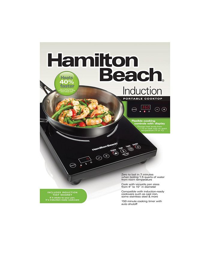 Hamilton Beach Single Induction Cooktop & Reviews Small Appliances