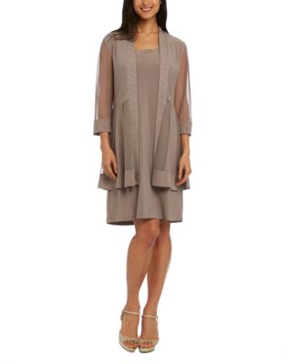 macy's taupe dress