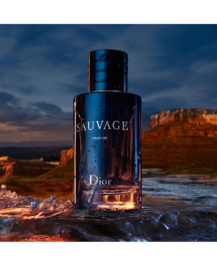 DIOR Men's Sauvage Parfum Spray, 2-oz. & Reviews - All Perfume - Beauty ...