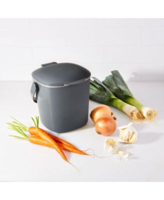Контейнер для компоста OXO Easy Clean объемом 0,75 галлона, древесный уголь