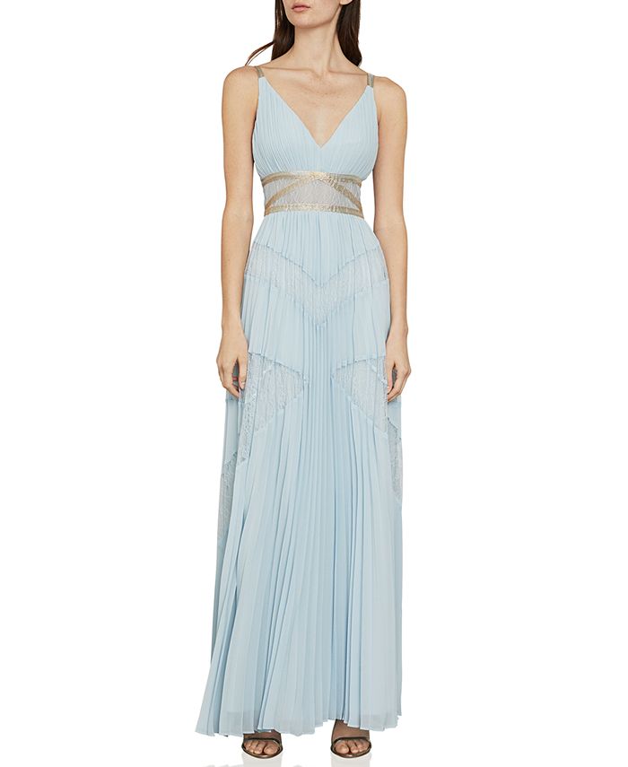 Bcbgmaxazria Pleated Lace Inset Gown Reviews Bcbg Slp Macy S Browse a variety of beautiful gowns that can be worn to any formal occasion. bcbgmaxazria pleated lace inset gown