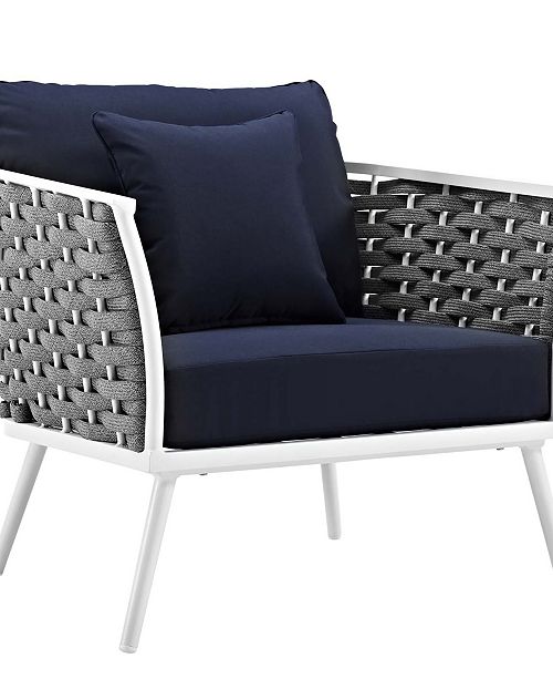 Modway Stance Outdoor Patio Aluminum Armchair Reviews Furniture Macy S