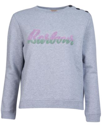 barbour grey sweatshirt