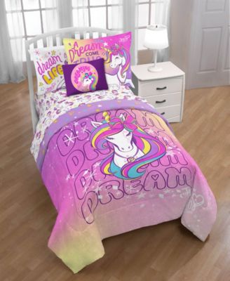 unicorn twin blanket