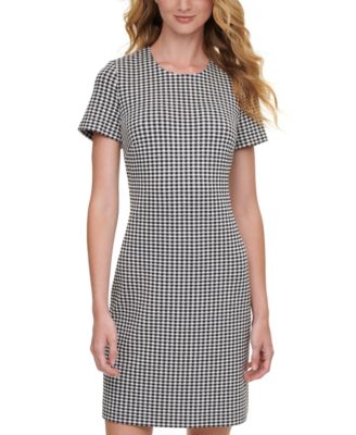 calvin klein checkered dress