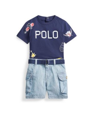 polo ralph lauren short set