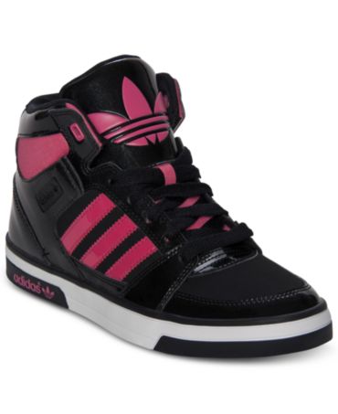 adidas Kids Shoes, Girls Originals Hardcourt Hi 2.0 Casual Sneakers ...