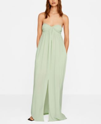 mango green maxi dress