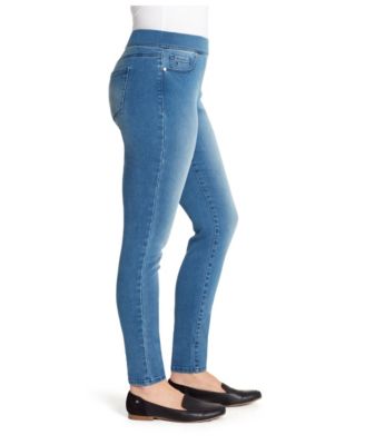 gloria vanderbilt avery straight leg pull on jeans