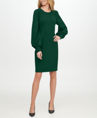 calvin klein scuba sheath dress