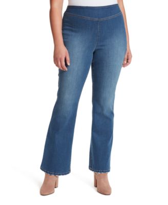 trendy flare jeans