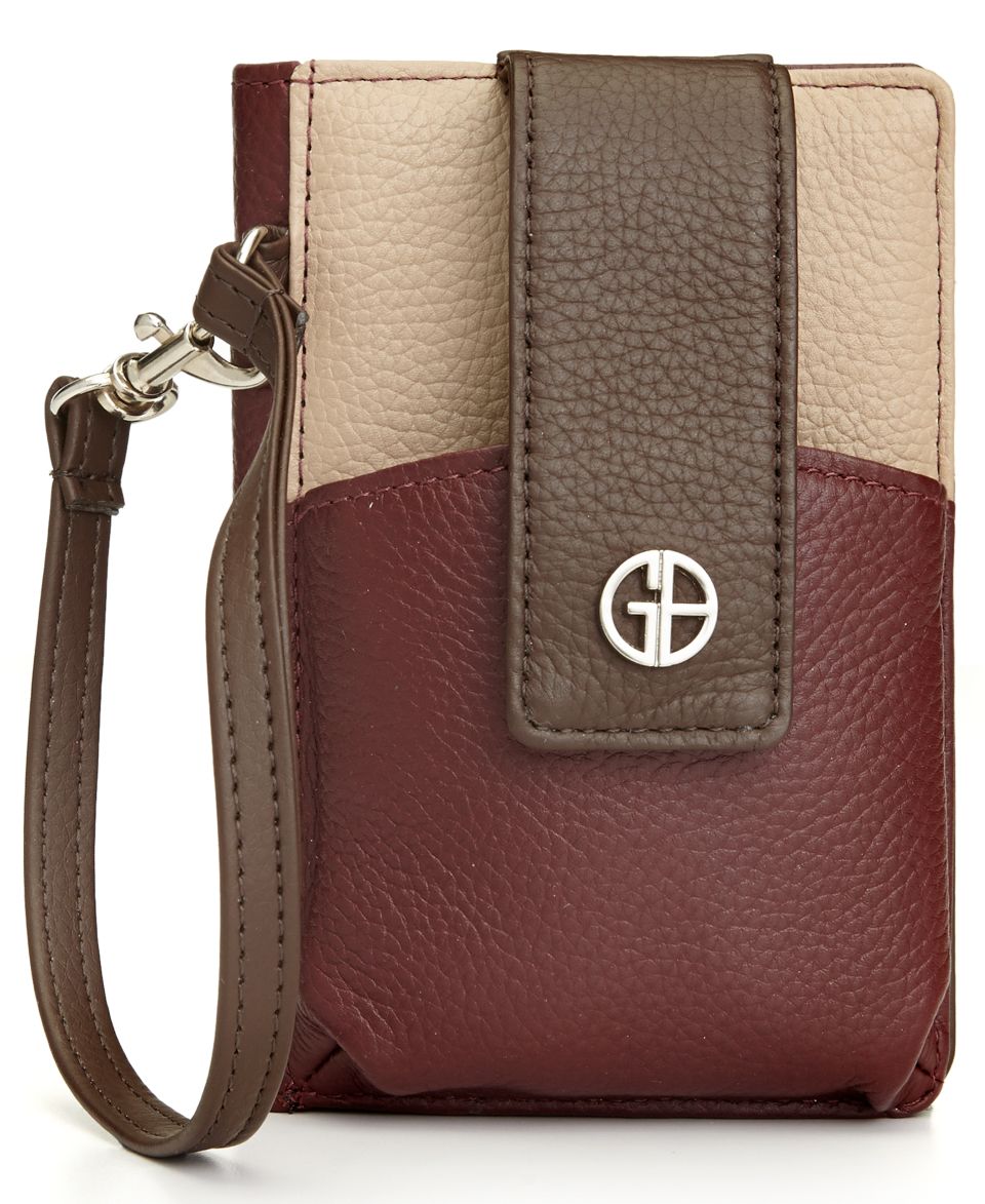 Giani Bernini Phone Case, Colorblock Leather Grab and Go   Handbags & Accessories