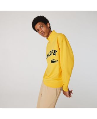 yellow lacoste hoodie