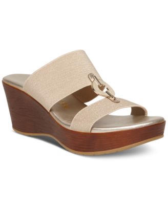 anne klein platform sandal