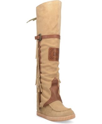 knee high moccasin boots