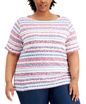 macys karen scott tops plus size