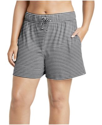 plus size cotton sleep shorts