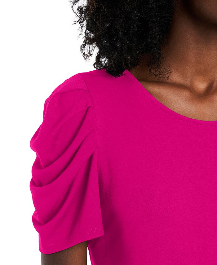 Cece Ruched Sleeve Top And Reviews Tops Women Macys 