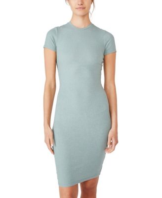 bodycon midi dress short sleeve