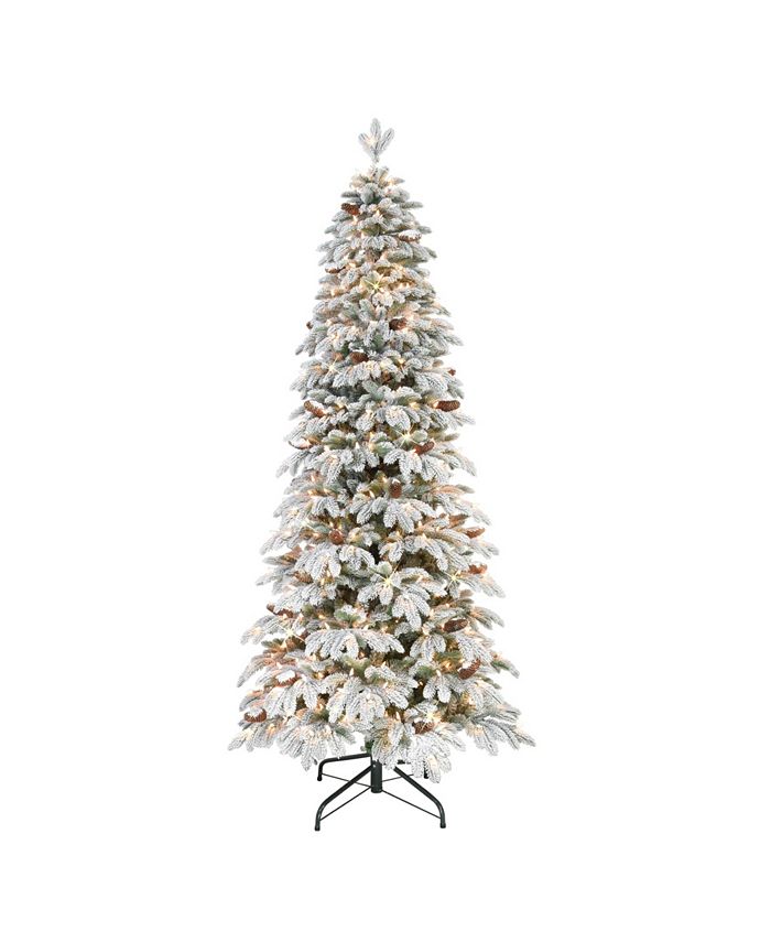 Featured image of post Slim Flocked Christmas Tree 7 5