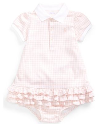 ruffled polo dress & bloomer