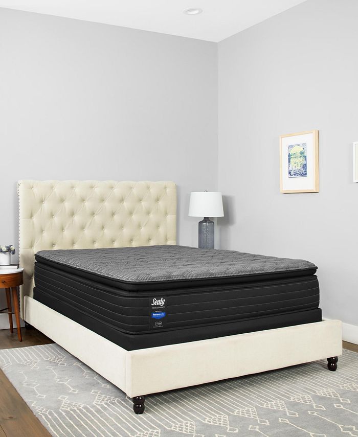 Sealy Premium Posturepedic Beech St 13.5" Plush Euro Pillowtop Mattress King & Reviews