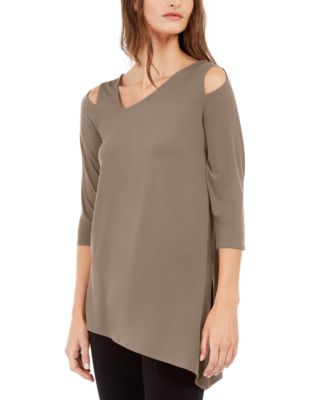 macy's asymmetrical tops