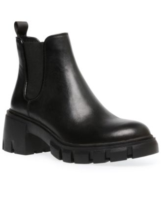 steve madden leather chelsea boots