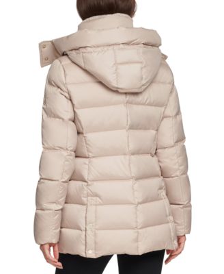 macy's calvin klein faux fur coat