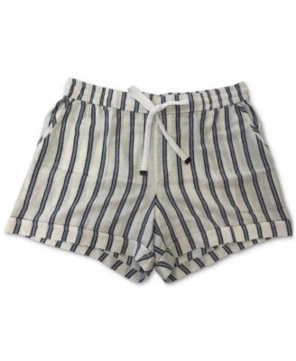 macys linen shorts