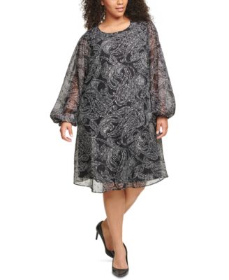 macys plus size calvin klein dresses