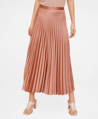 mango satin midi skirt