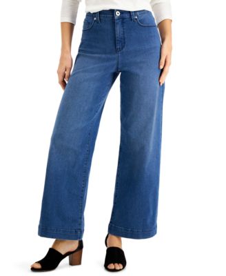 macys wide leg jeans