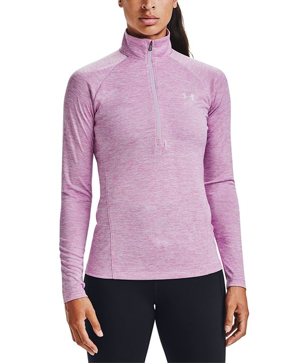 under armour tech half zip top womens
