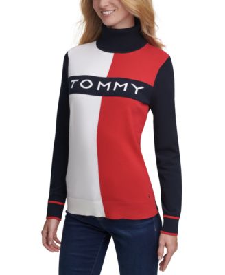 tommy hilfiger turtleneck sweater women's