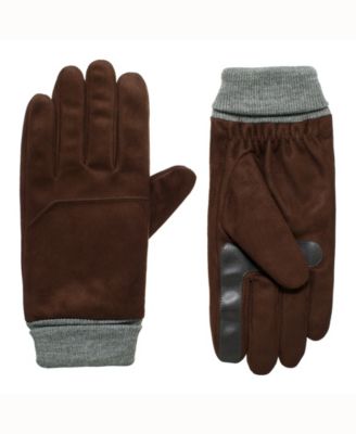 macys mens isotoner gloves