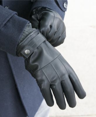 macys mens isotoner gloves