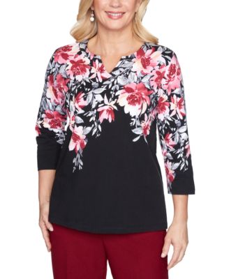 alfred dunner petite tops macys