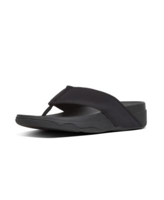 Virra Mesh Toe-Thong Wedge Sandal 