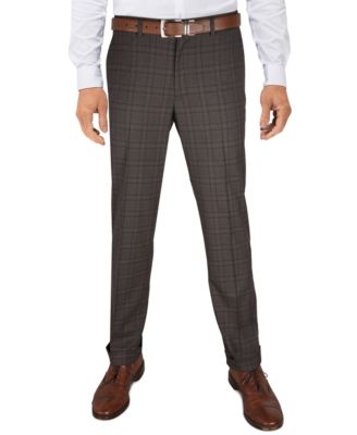 skinny fit cropped dress pants