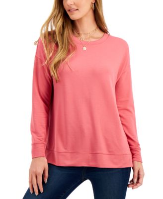macys petite sweatshirts